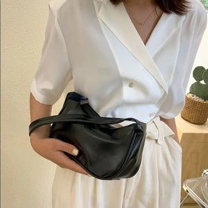 Black mini shoulder bag